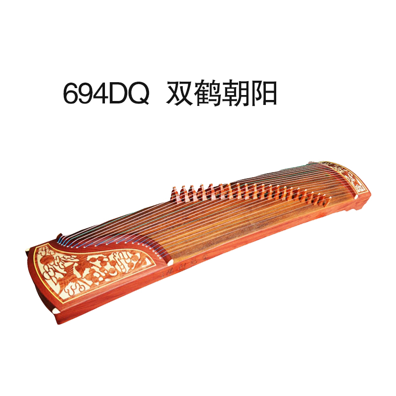 天津古筝   敦煌牌古筝694DQ双鹤朝阳 徐振高监制