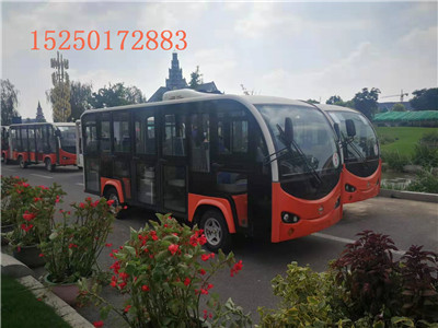 全玻璃门电瓶观光车07