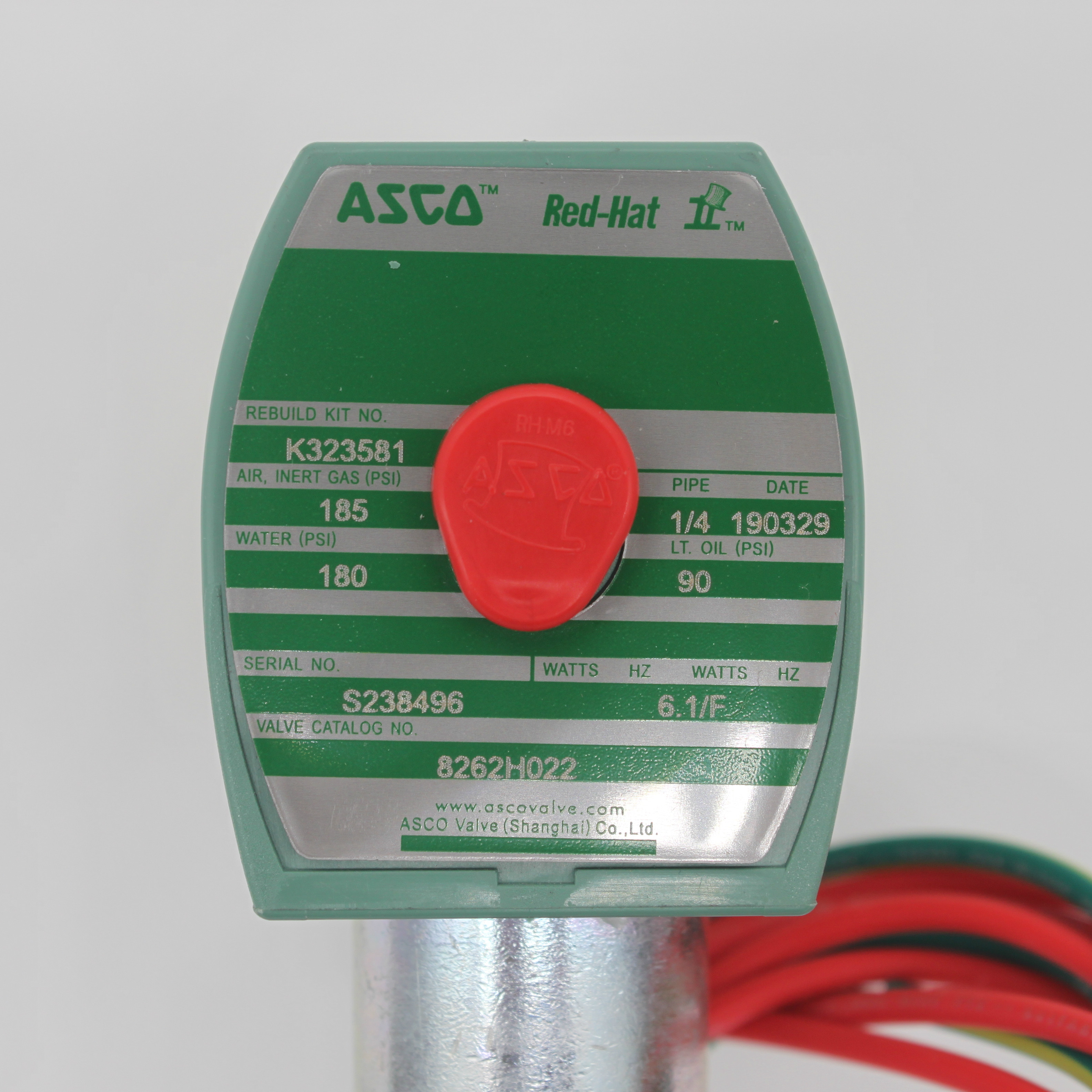 ASCO原厂 8262H022 220VAC