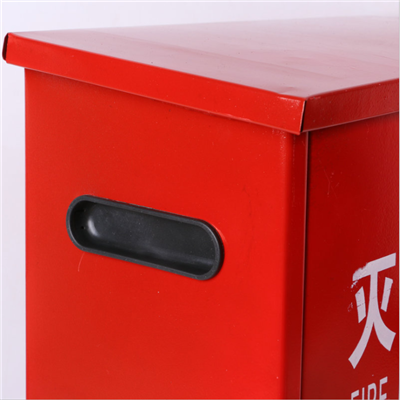 山东红色灭火器箱 红色灭火器箱  拉丝灭火器箱