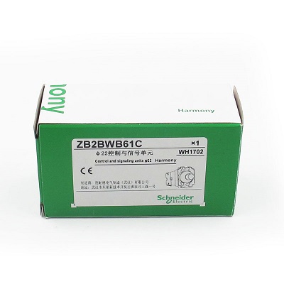 施耐德按钮开关 DC24V带灯按钮开关XB2BW36B1C
