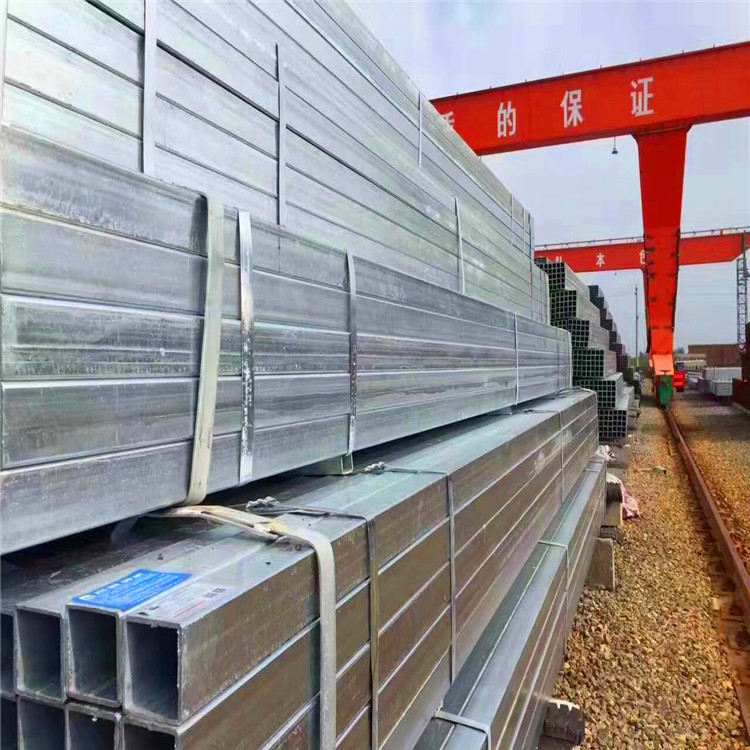 镀锌矩形管 热轧方管 建筑支架工程用方管 镀锌方管厂家