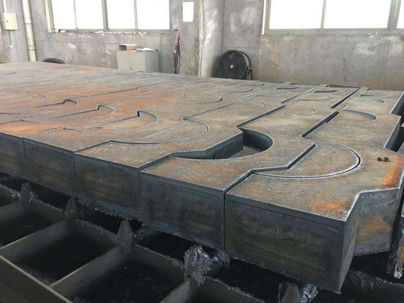 210mm厚钢板切割厂家 轴承底座钢板加工 45号钢板厂