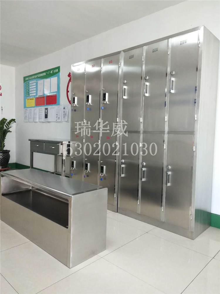 304不锈钢衣柜鞋柜不锈钢抽屉桌天津瑞华威不锈钢制品