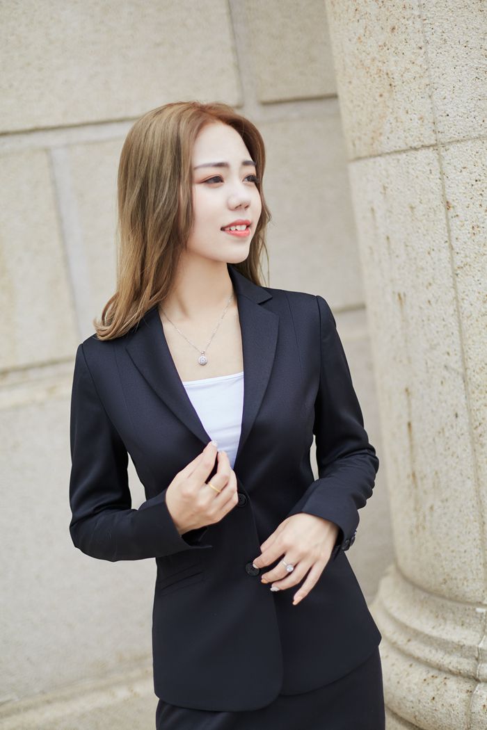 天津女装西装定制订做 职业装女装 西服套装工装 银行工作服