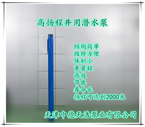 高扬程小口径小流量水泵 热水井用泵生产厂家
