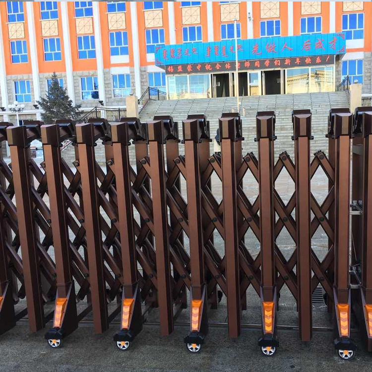 北京批发伸缩门 金奥华 学校伸缩门 型号齐全