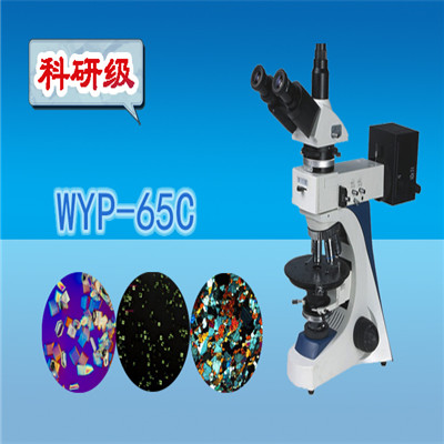 显微镜  三目透反射偏光显微镜WYP-65C 三目显微镜