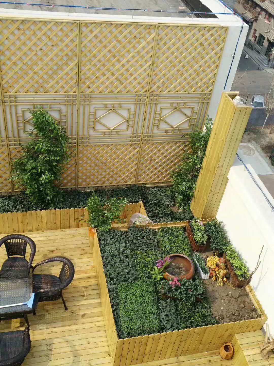 防腐木花箱 天津防腐木花盆 亿龙腾