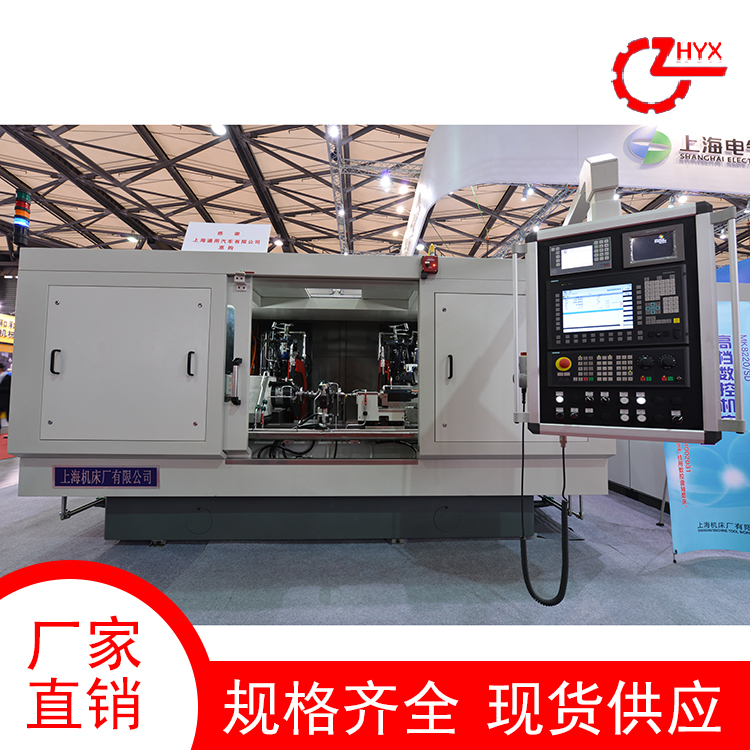 MK8220双砂轮架数控切点跟踪曲轴磨床