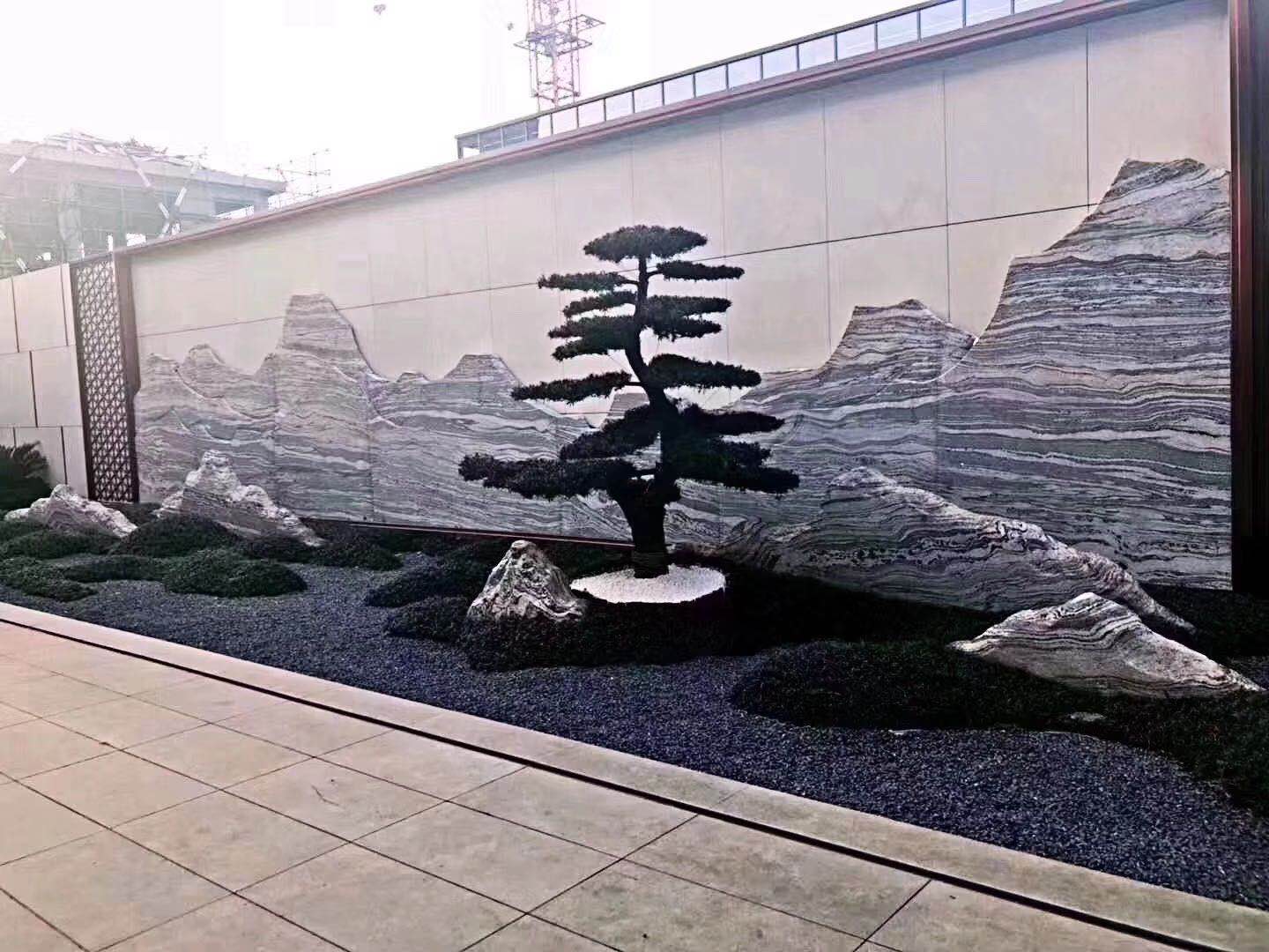 泰山泰山石石材 切片石 园林造景观赏石 路边石