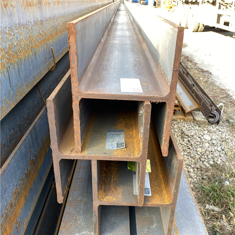 莱钢Q355C高强度工字钢 桥梁主体结构框架加工定制