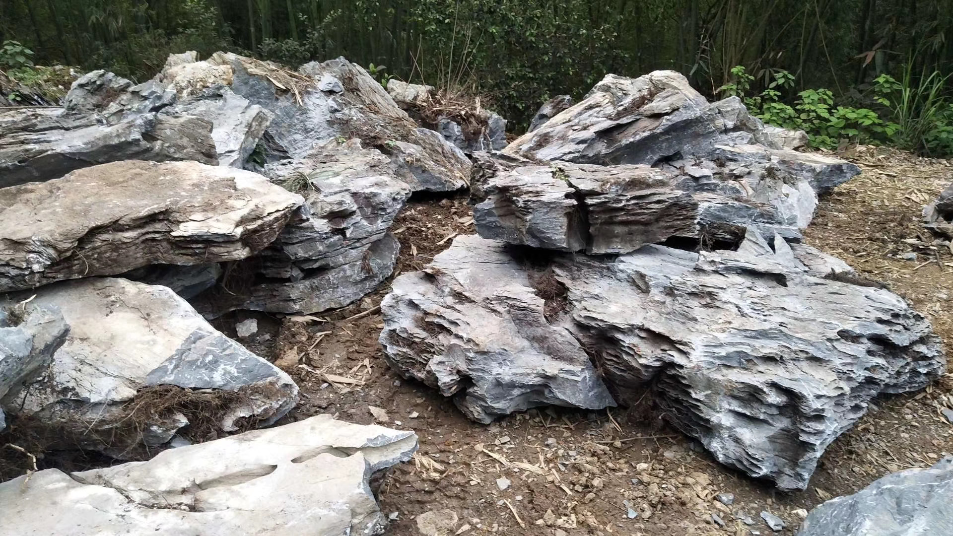 大型景观假山石大英石假山制作流水景观